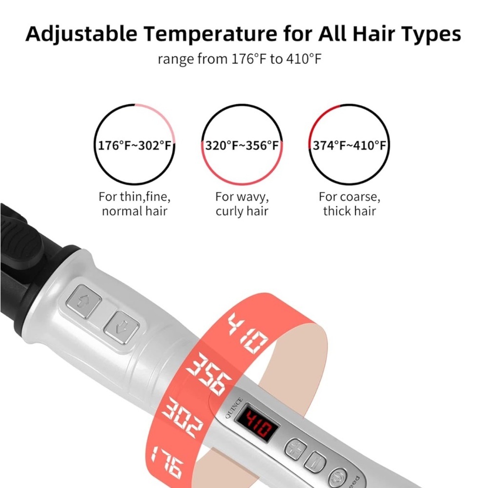 MaikcQ 1.25 Inches Rotating Curling Iron - Picture 6 of 7